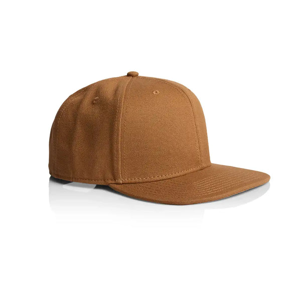 AS Colour Stock Canvas Cap - 1173 in camel on a white background