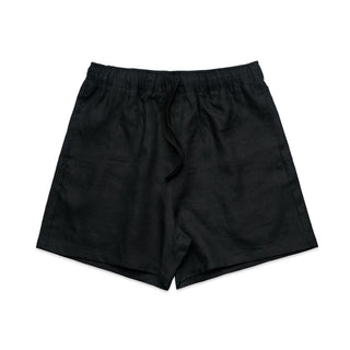 Buy black Women&#39;s Linen Shorts - 4919