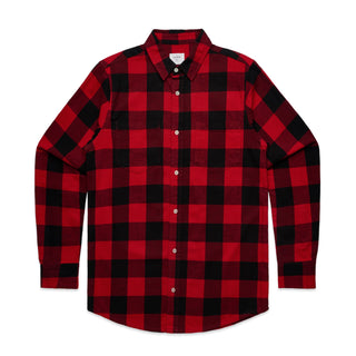 Buy red-black Men&#39;s Check Shirt - 5417