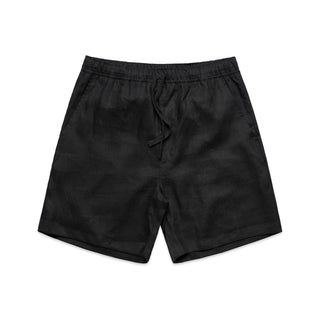 Buy black Men&#39;s Linen Shorts - 5919