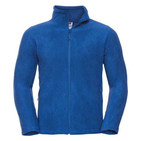 Russell Full-Zip Outdoor Fleece - 870M in  bright royal on a white background
