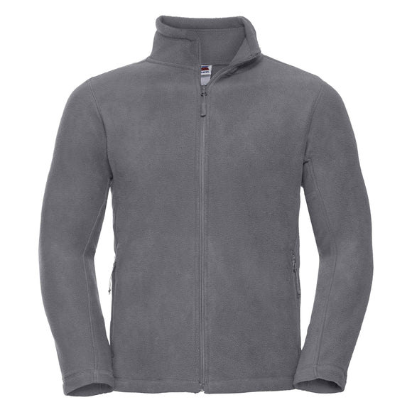 Russell Full-Zip Outdoor Fleece - 870M in convoy grey on a white background