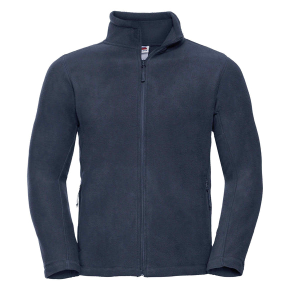 Russell Full-Zip Outdoor Fleece - 870M in  french navy on a white background