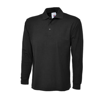 Buy black Long Sleeve Polo Shirt - UC113