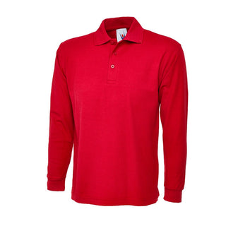 Buy red Long Sleeve Polo Shirt - UC113