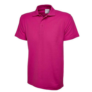 Buy hot-pink Active Cotton Polo Shirt - UC114
