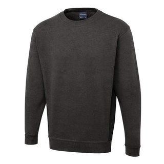 Buy charcoal-black Two Tone Crew Sweatshirt - UC217