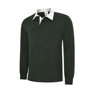 Buy bottle-green Classic Rugby Shirt - UC402
