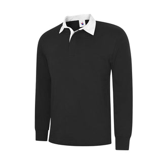 Buy black Classic Rugby Shirt - UC402