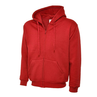 Buy red Classic Full-Zip Hooded Sweatshirt - UC504