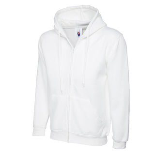 Buy white Classic Full-Zip Hooded Sweatshirt - UC504