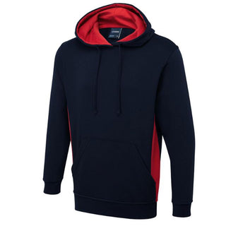 Buy navy-red Two Tone Hooded Sweatshirt - UC517