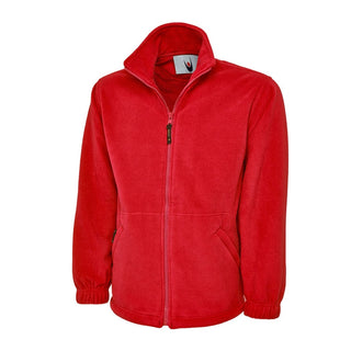 Buy red Premium Full-Zip Micro Fleece Jacket - UC601