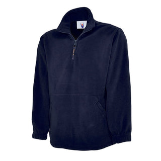 Buy navy Premium 1/4-Zip Micro Fleece Jacket - UC602