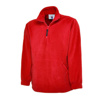 Buy red Premium 1/4-Zip Micro Fleece Jacket - UC602