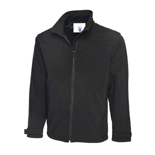 Buy black Premium Full-Zip Softshell Jacket - UC611