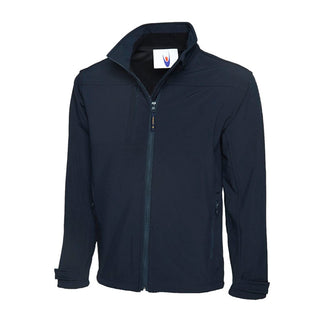 Buy navy Premium Full-Zip Softshell Jacket - UC611