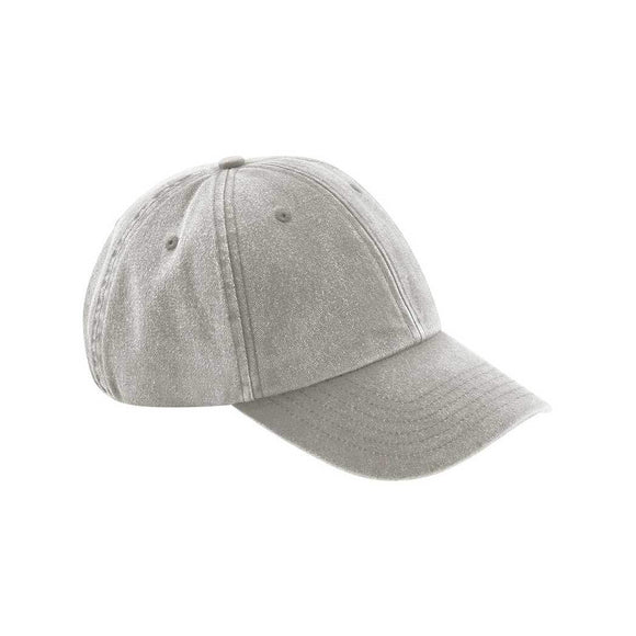 Beechfield Vintage Cap - B655 in vintage grey on a white background