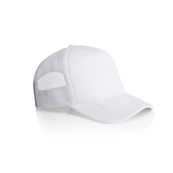 AS Colour Frame Foam Trucker Cap - 1161 in white on a white background