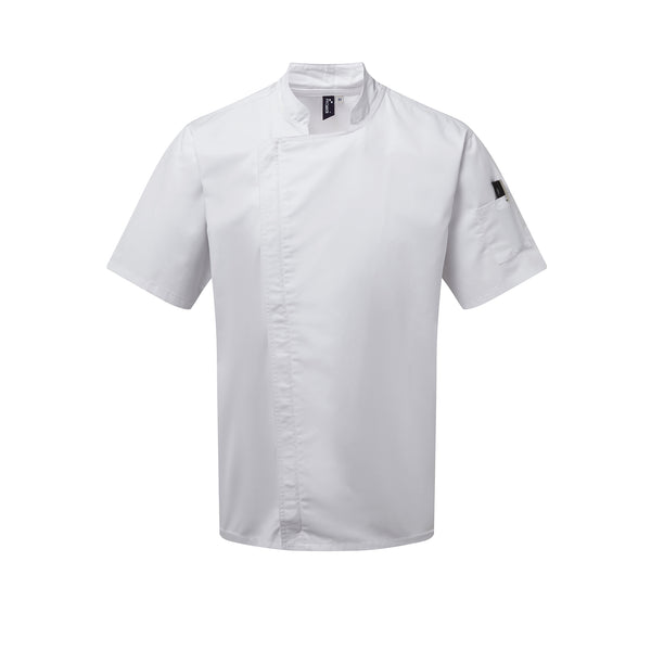 Chef's Zip-Close Short Sleeve Jacket PR906
