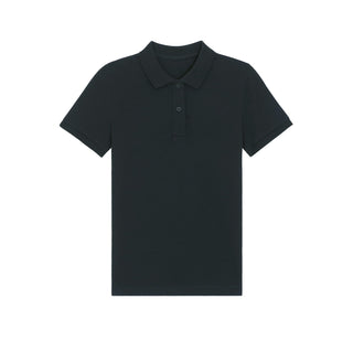 Buy black Women&#39;s Fitted Elliser Pique Polo Shirt - STPW333