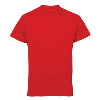 Buy fire-red Panelled Tech T-Shirt - TR011