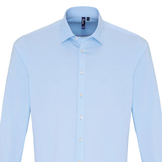 Men's Stretch-Fit Cotton Long-Sleeve Shirt PR244