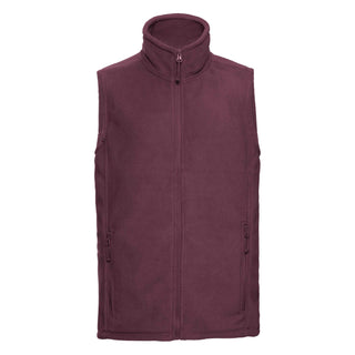 Buy burgundy Outdoor Fleece Gilet - 872M