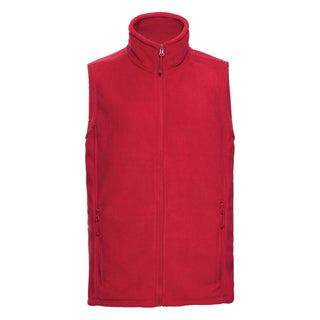 Buy classic-red Outdoor Fleece Gilet - 872M