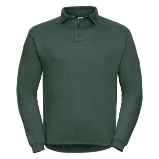 Buy bottle-green Heavy-Duty Collar Sweatshirt - 012M