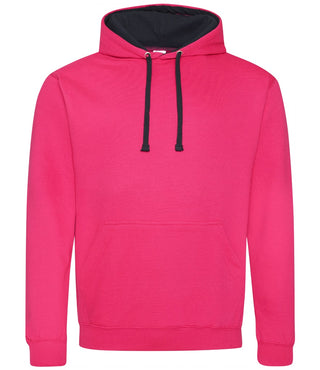 Buy hot-pink-french-navy College Varsity Zoodie - JH003