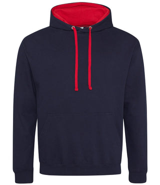 Buy new-french-navy-fire-red College Varsity Zoodie - JH003