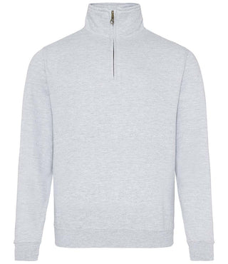 Buy heather-grey Sophomore ¼ Zip Sweatshirt - JH046