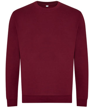 Buy burgundy Organic College Sweatshirt - JH230
