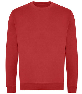 Buy fire-red Organic College Sweatshirt - JH230