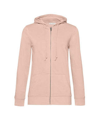 Buy soft-rose Women&#39;s Organic Zipped Hood