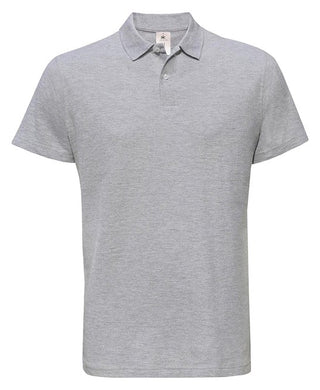 Buy heather-grey ID001 Polo Shirt