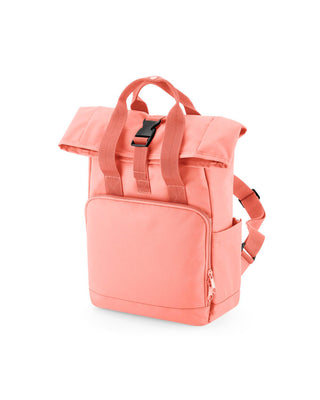 Buy blush-pink Recycled Mini Roll-Top Backpack - BG118S