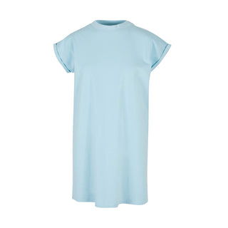 Buy ocean-blue Women&#39;s Turtle Extended Shoulder Dress - BY101