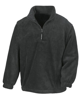 Buy black 12 x Quarter-Zip Fleece