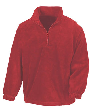 Buy red 12 x Quarter-Zip Fleece