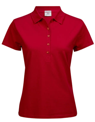 Buy red Women&#39;s Luxury Stretch Polo 145