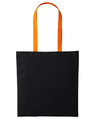 Buy black-orange Varsity Cotton Shopper - RL150