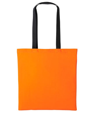 Buy orange-black Varsity Cotton Shopper - RL150