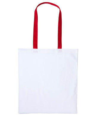 Buy white-red Varsity Cotton Shopper - RL150