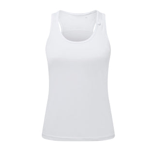 Buy white Women&#39;s Panelled Fitness Vest - TR023