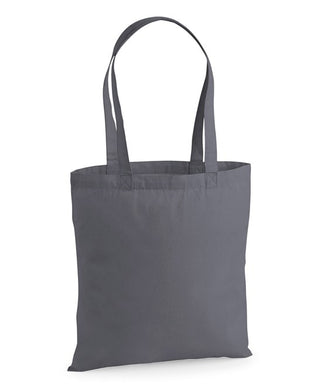 Buy graphite-grey Premium Cotton Tote Bag - W201