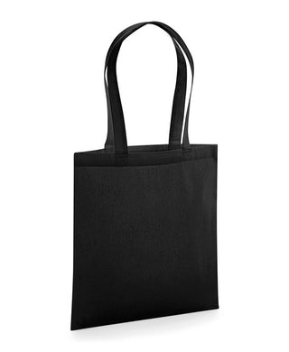 Buy black Premium Organic Cotton Tote Bag - W261