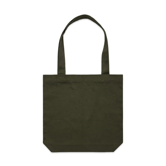 Army green AS Colour Carrie Tote Bag - 1001 on a white background