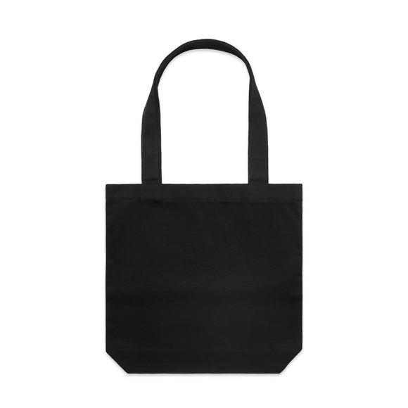 Black AS Colour Carrie Tote Bag - 1001 on a white background